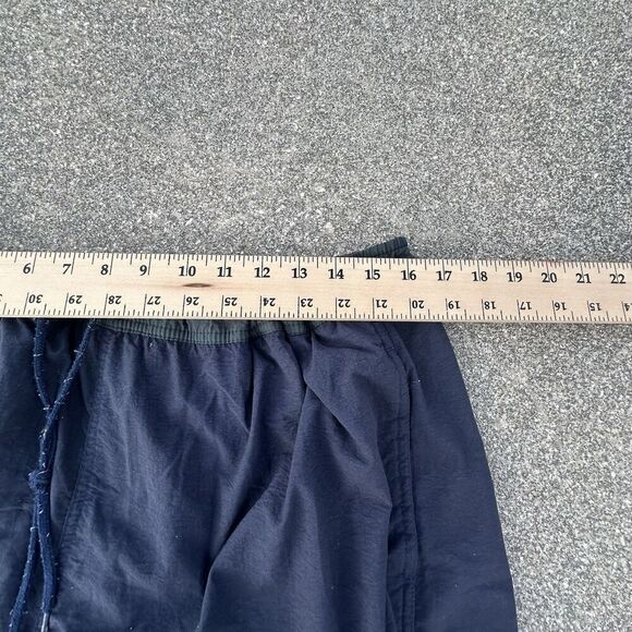 Vintage Speedo Swim Trunks Mens XL Navy Blue Lined Drawstring 90's Shorts - Picture 7 of 9